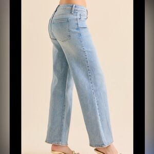 Altar'd State Classic Blue Straight Leg Jeans